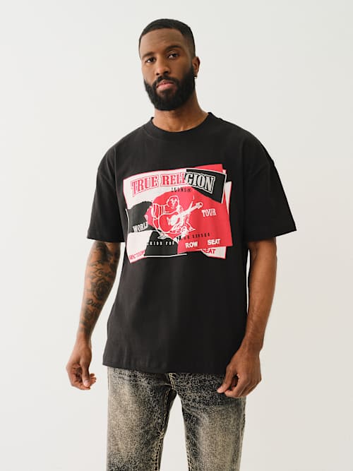 HEAVYWEIGHT TORN LOGO TEE