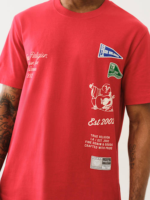 HEAVYWEIGHT COLLEGIATE LOGO TEE