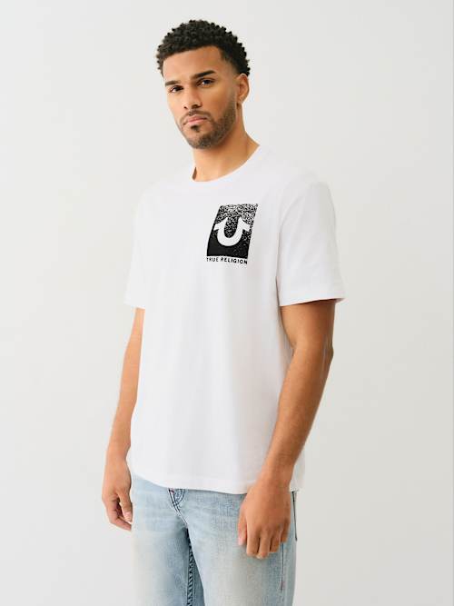 FLOCKED BUDDHA TEE