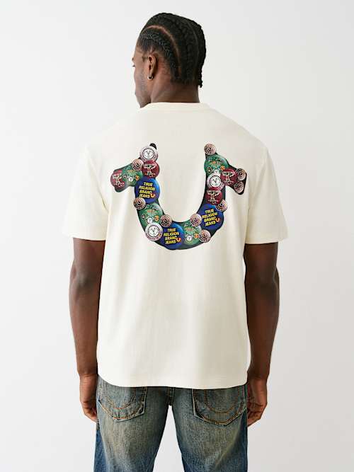 LOGO PINS HEAVYWEIGHT TEE