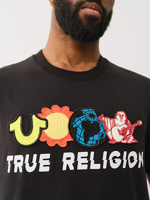 GROOVY PATCH LOGO TEE