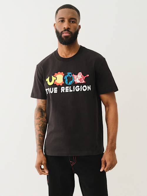 GROOVY PATCH LOGO TEE