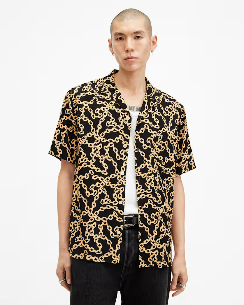 Links Printed Relaxed Fit Shirt