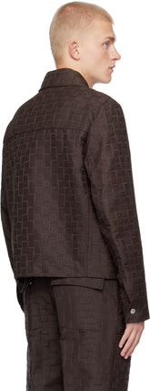 Ferragamo Brown Ferragamo Monogram Jacket