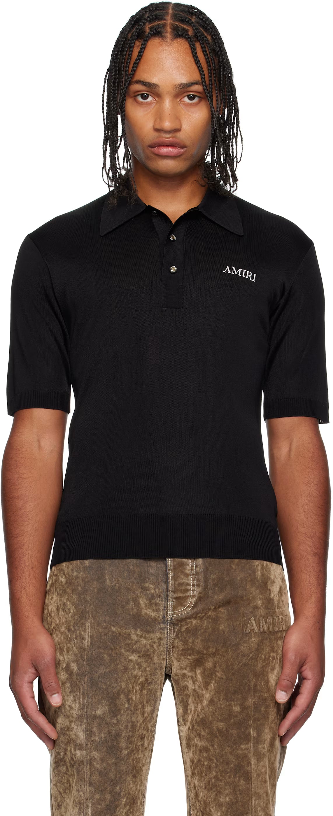 Black 'AMIRI' Spirit Polo