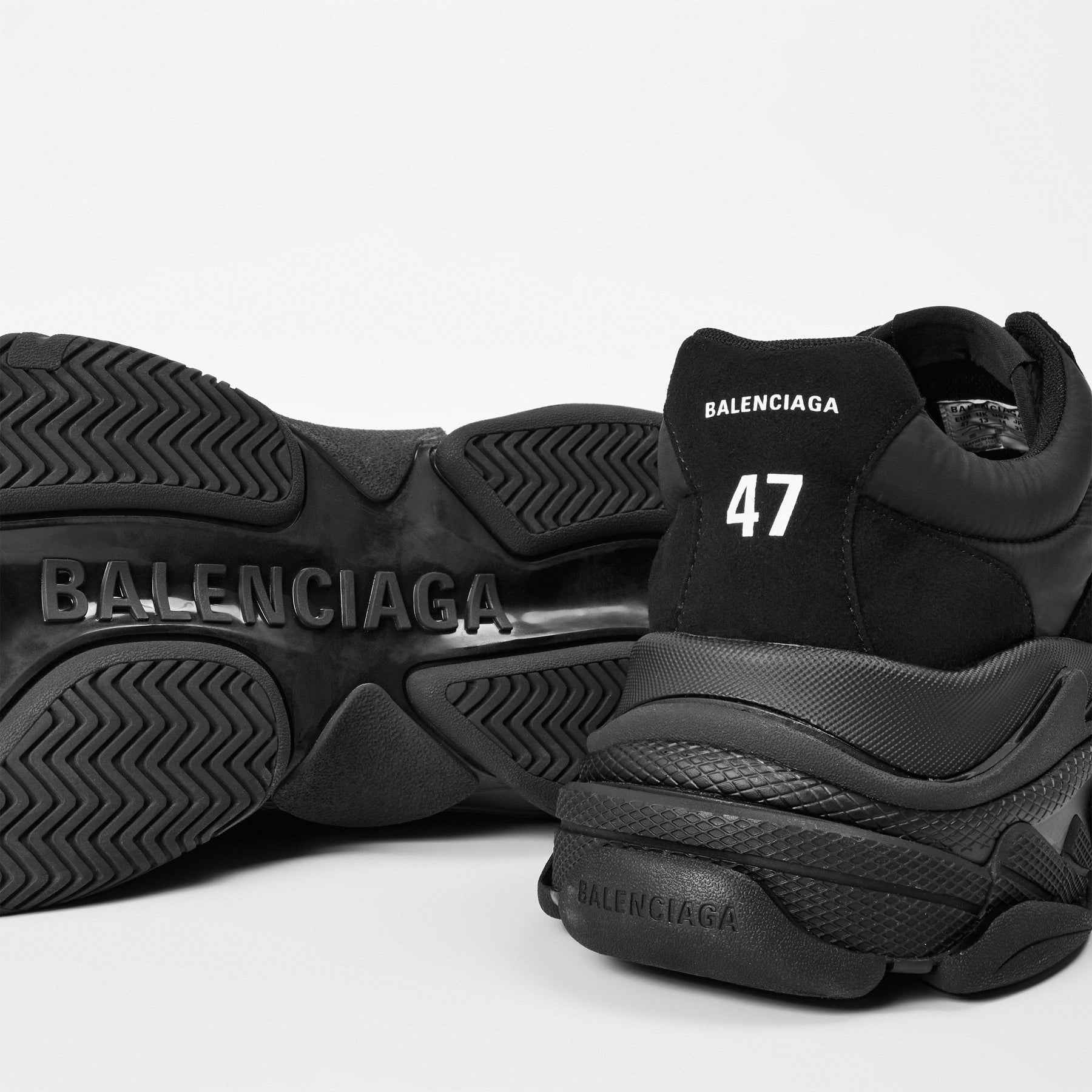 Triple S Panelled Sneakers