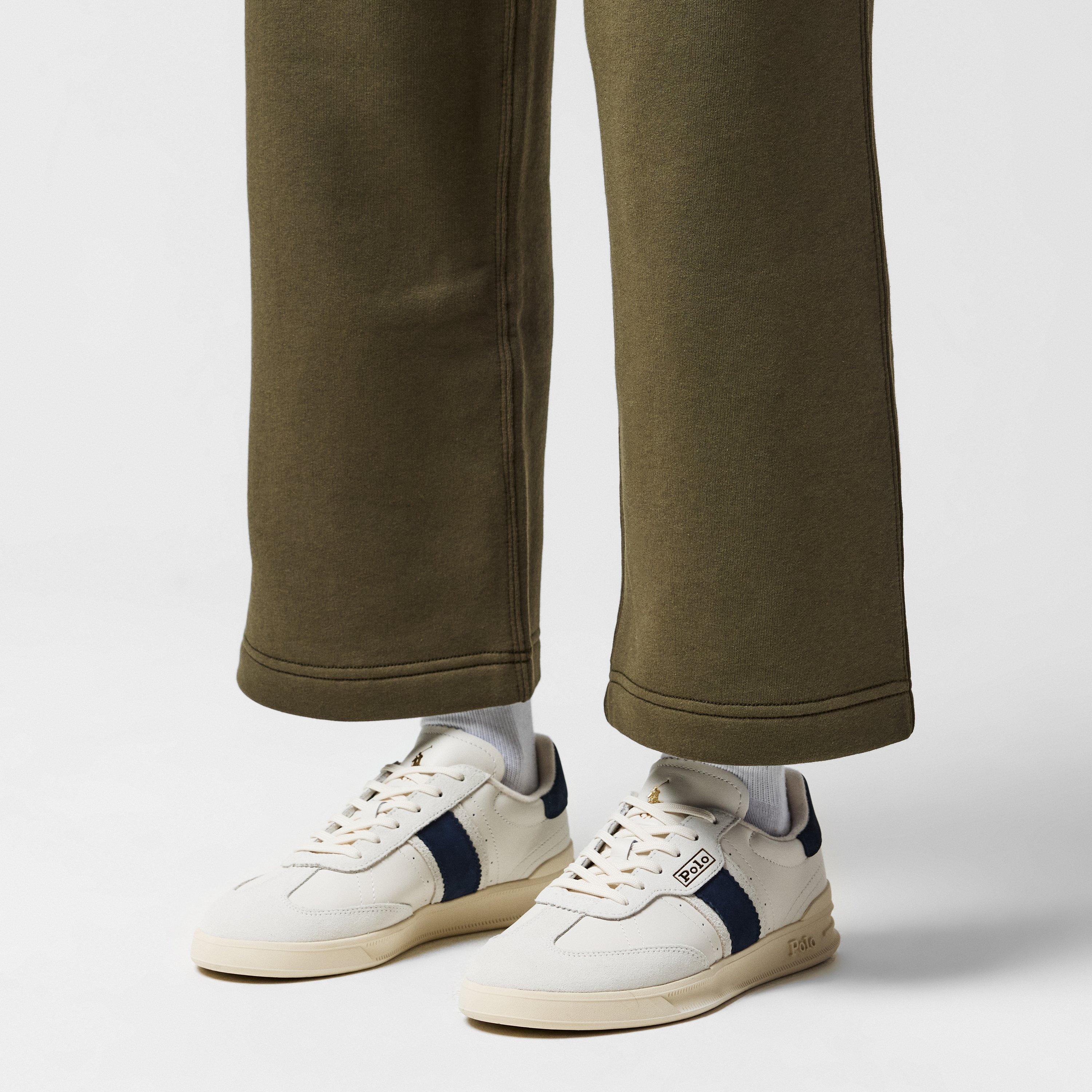 Women's Leather Court Trainers