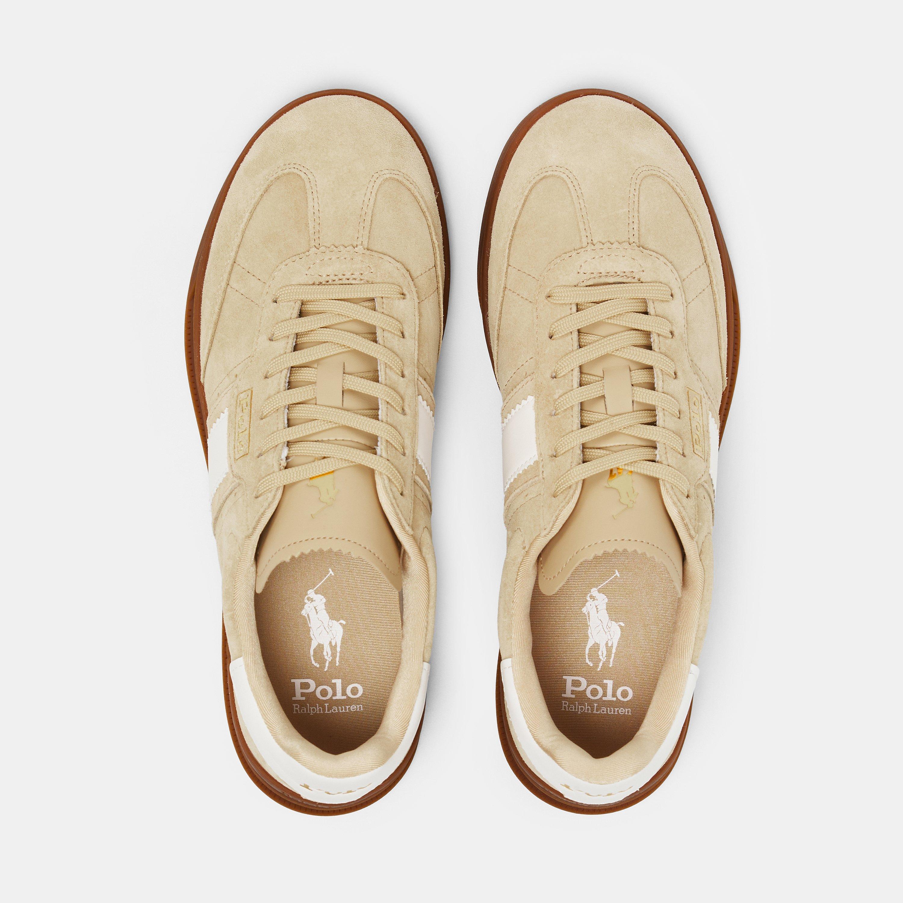 Leather Court Trainers