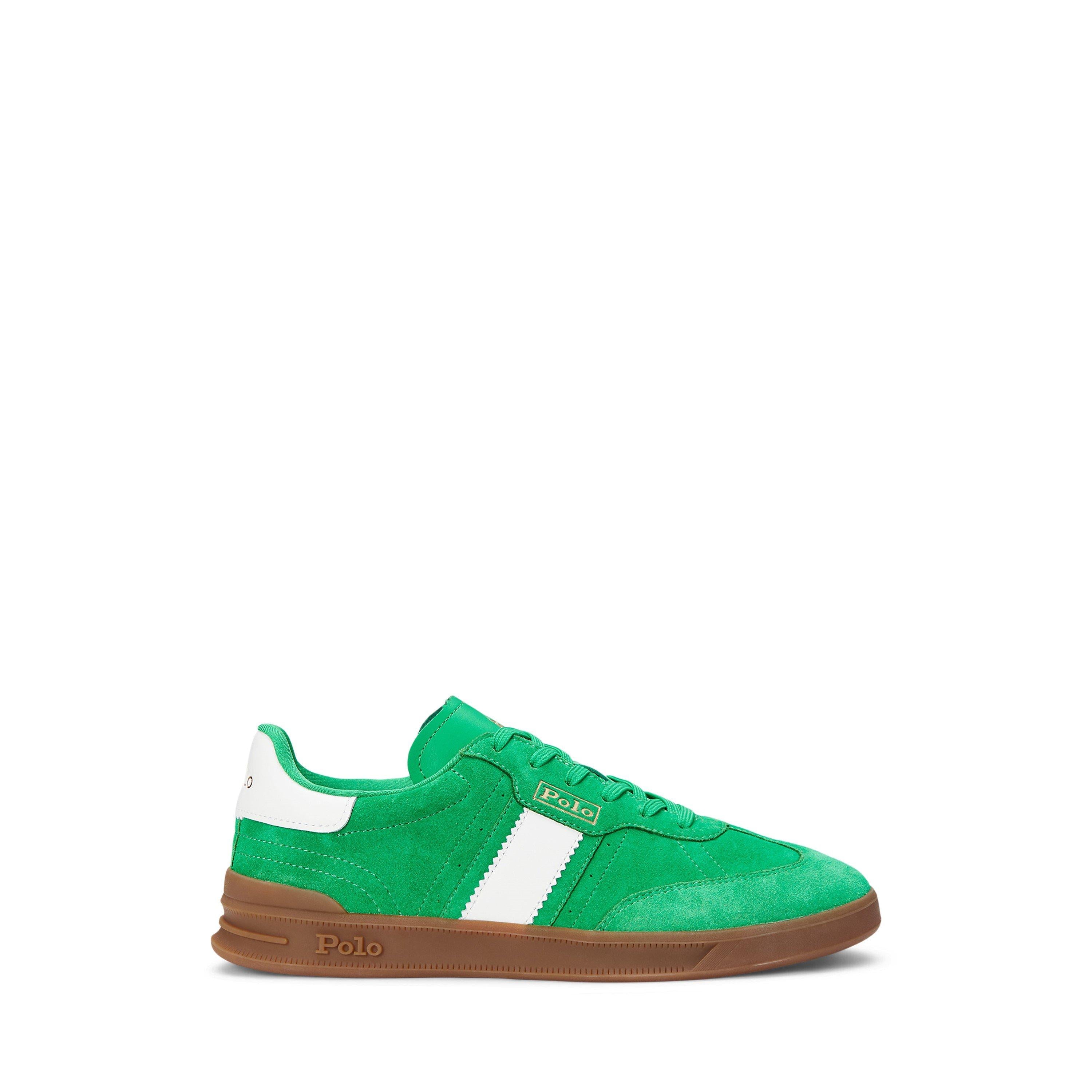 Leather Court Trainers