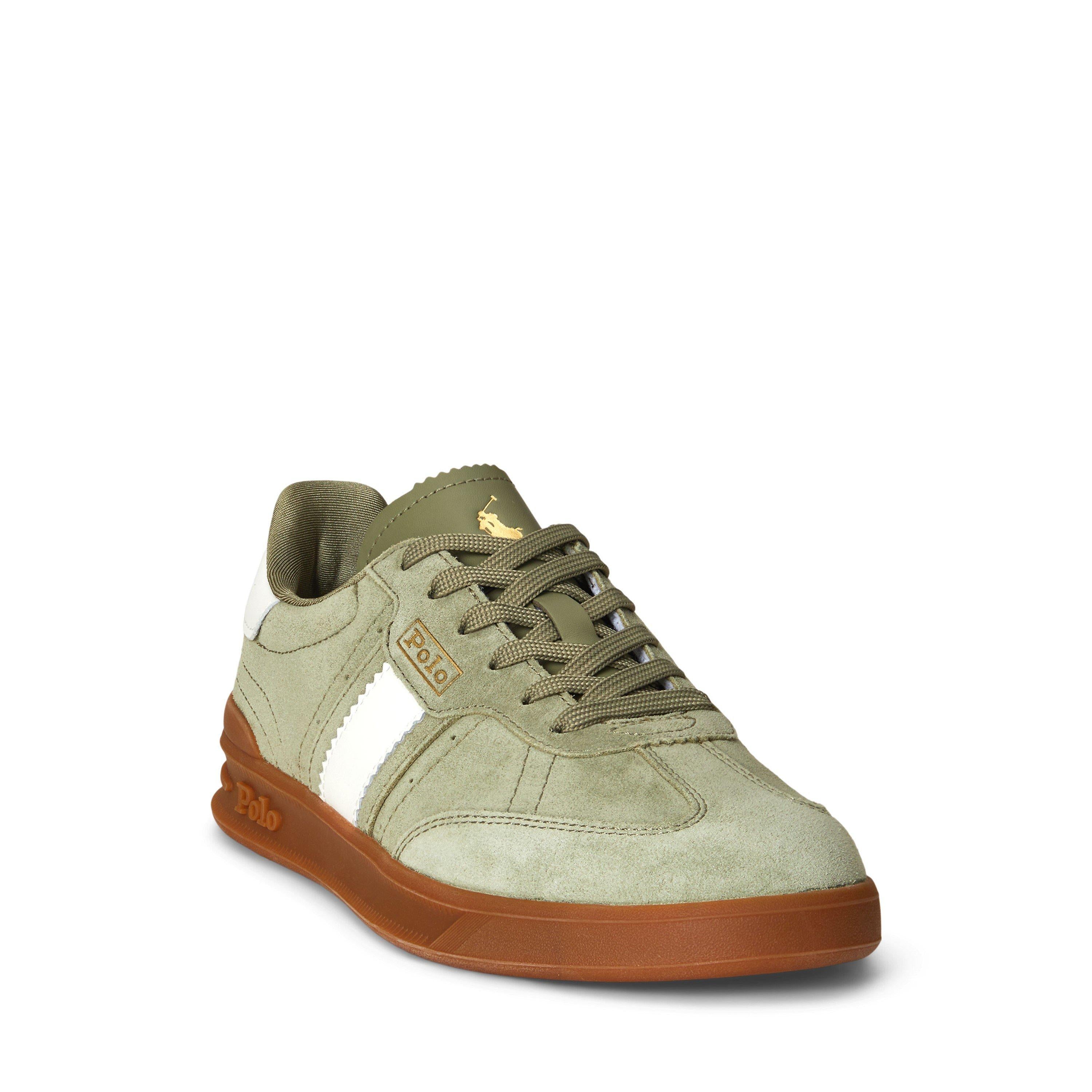Leather Court Trainers