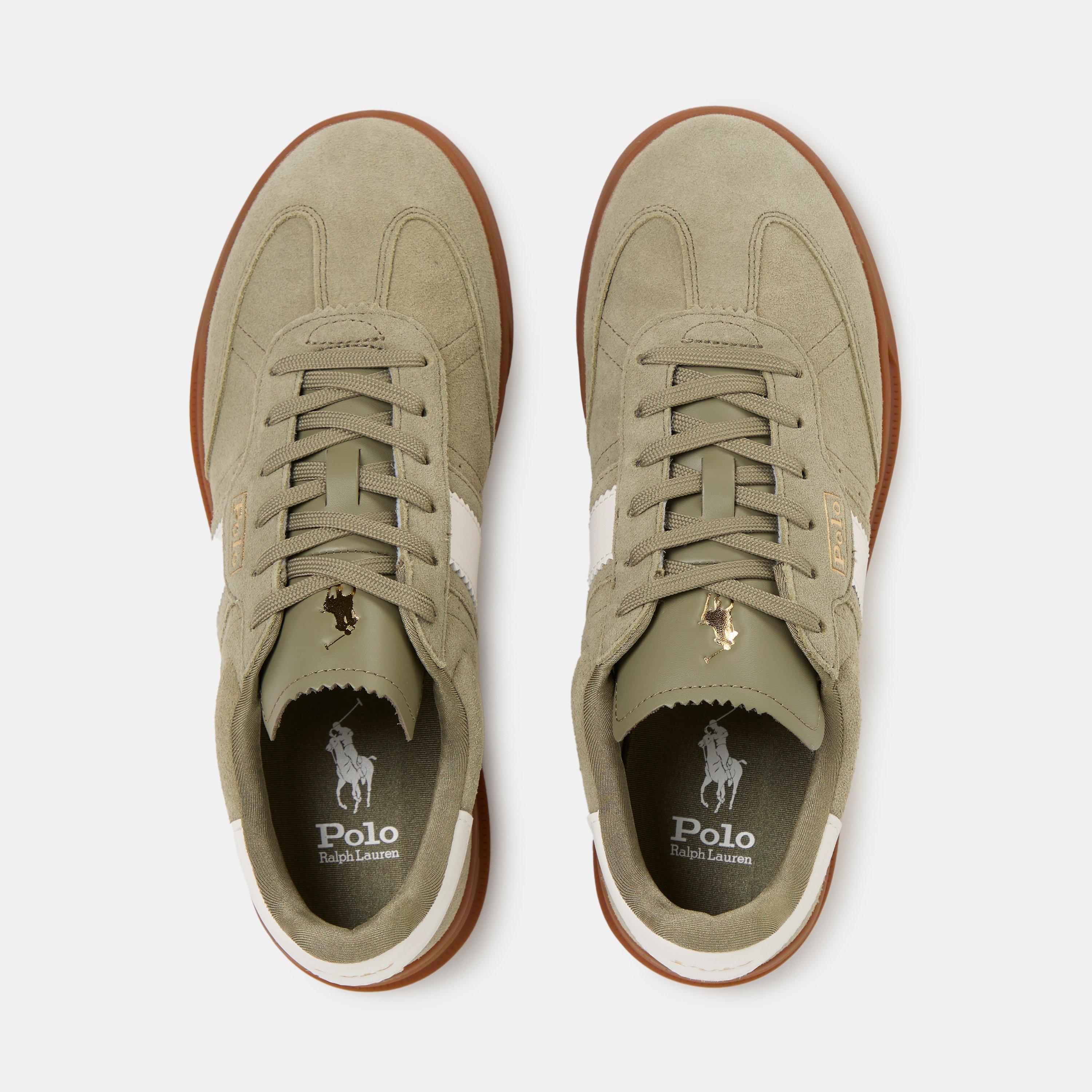Leather Court Trainers