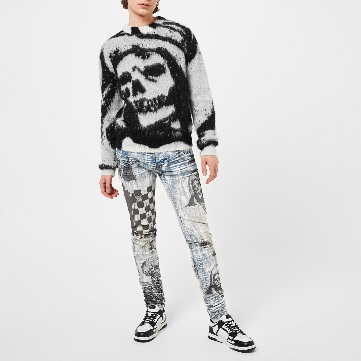 Skeleton Top Low Trainers