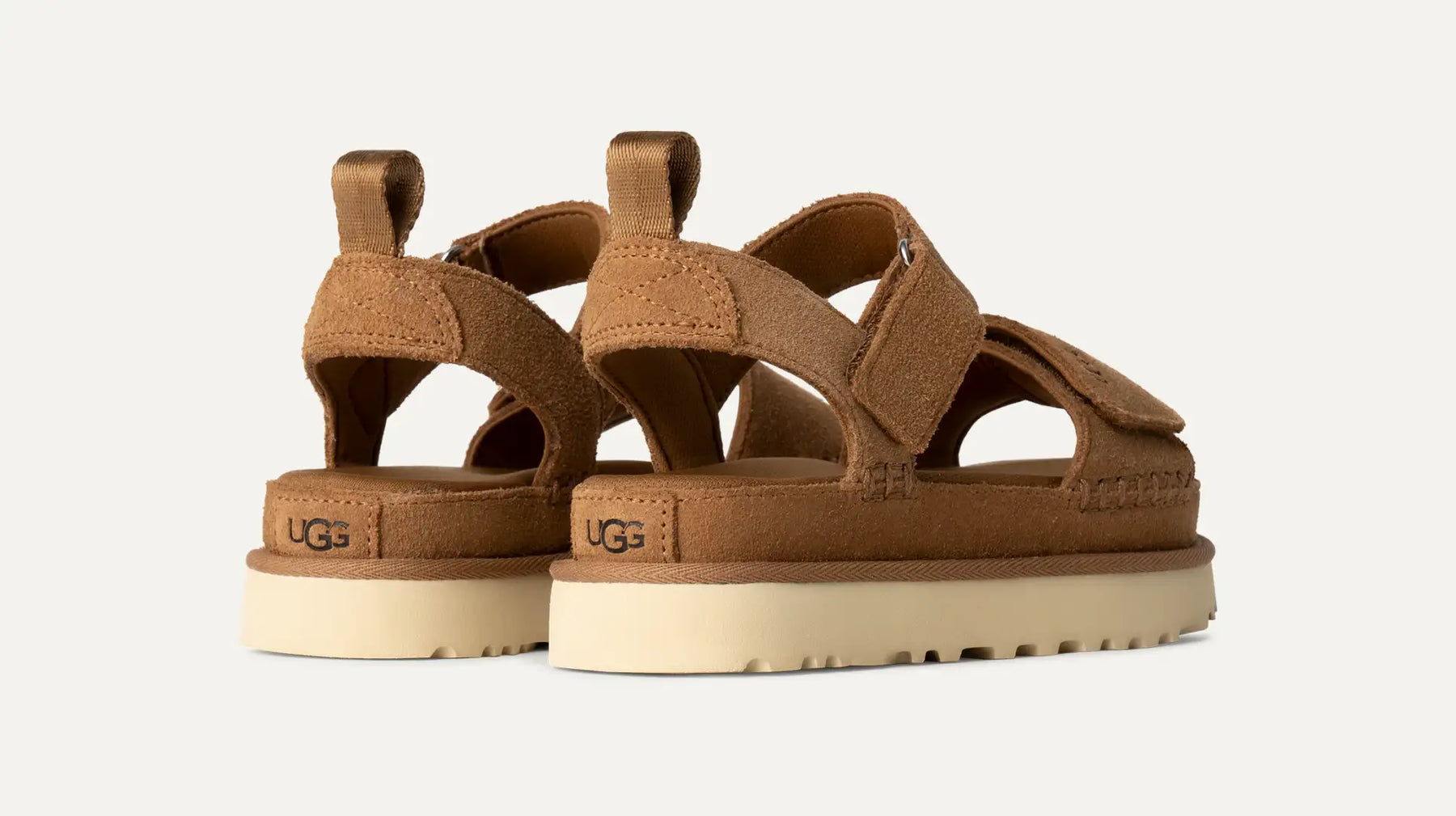 UGG® Goldenstar Sandal – Suede Platform Sandals with Adjustable Straps & Eco Footbed