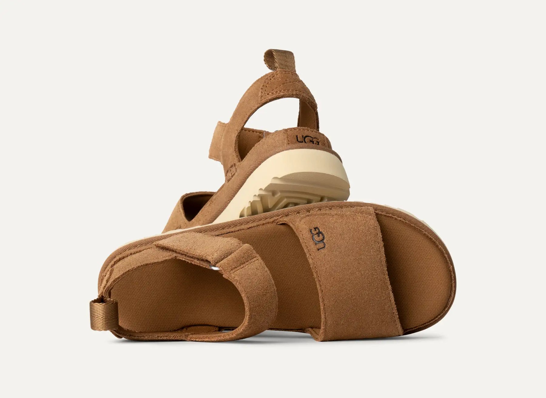 UGG® Goldenstar Sandal – Suede Platform Sandals with Adjustable Straps & Eco Footbed