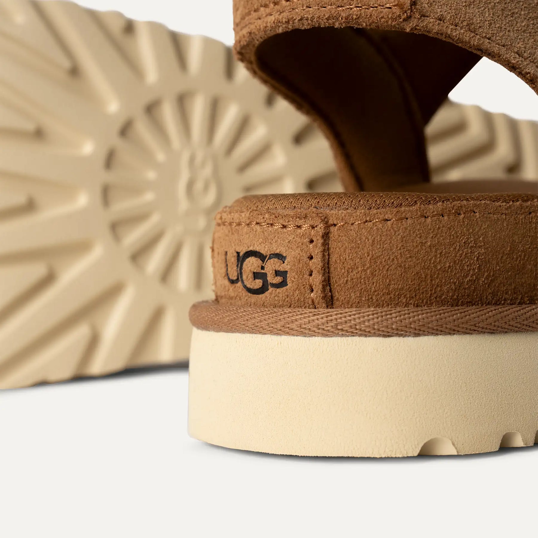 UGG® Goldenstar Sandal – Suede Platform Sandals with Adjustable Straps & Eco Footbed