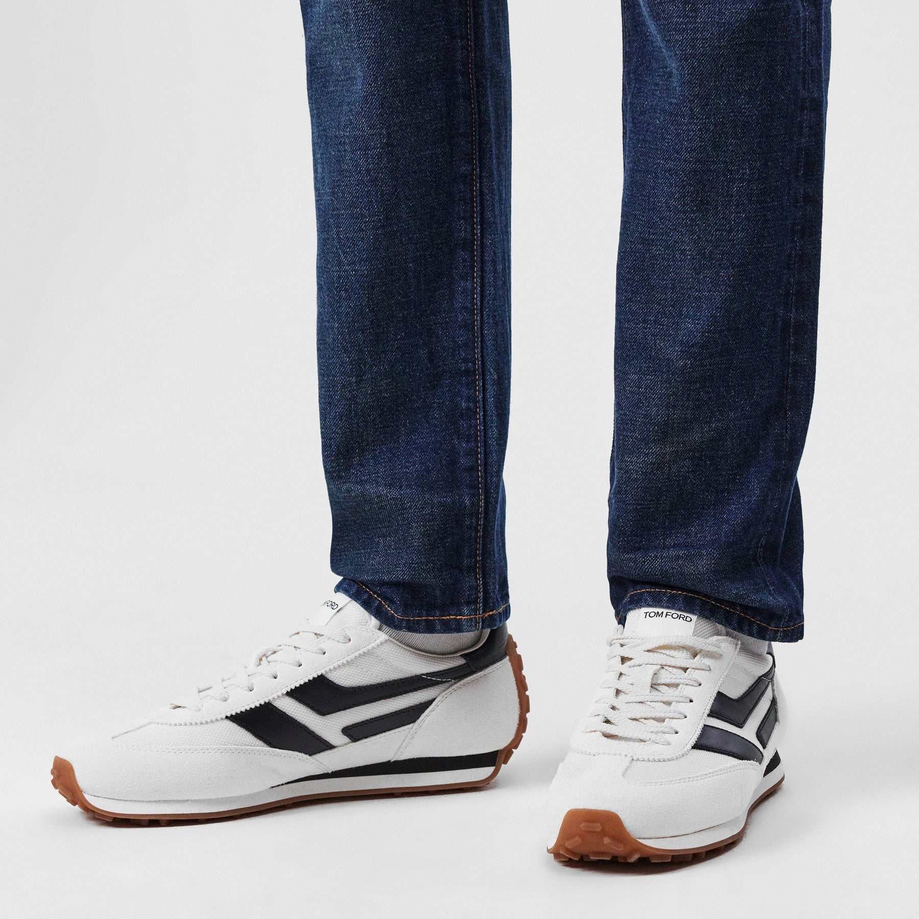 Mick Suede-Trimmed Trainers