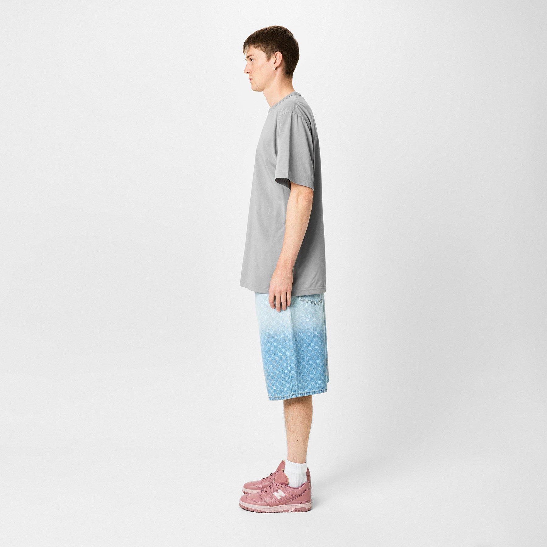 Nb 550 Monochrome Sneakers Mens