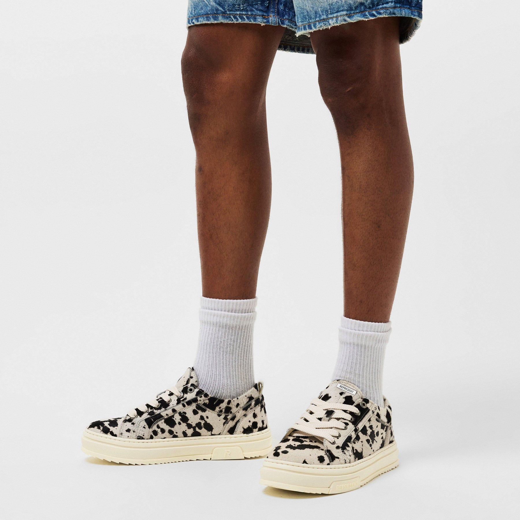 Cowprint Htn Low Trainers