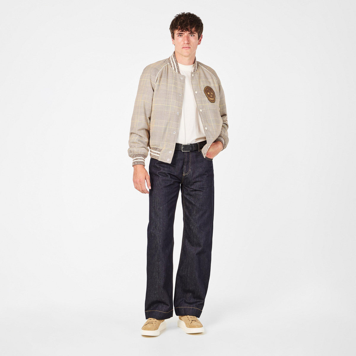Oversized Leather Trainers