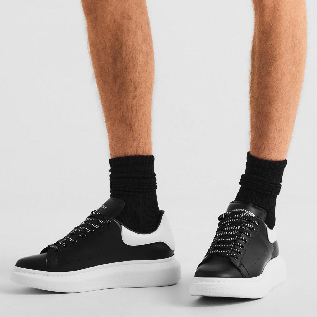 Oversized Leather Trainers