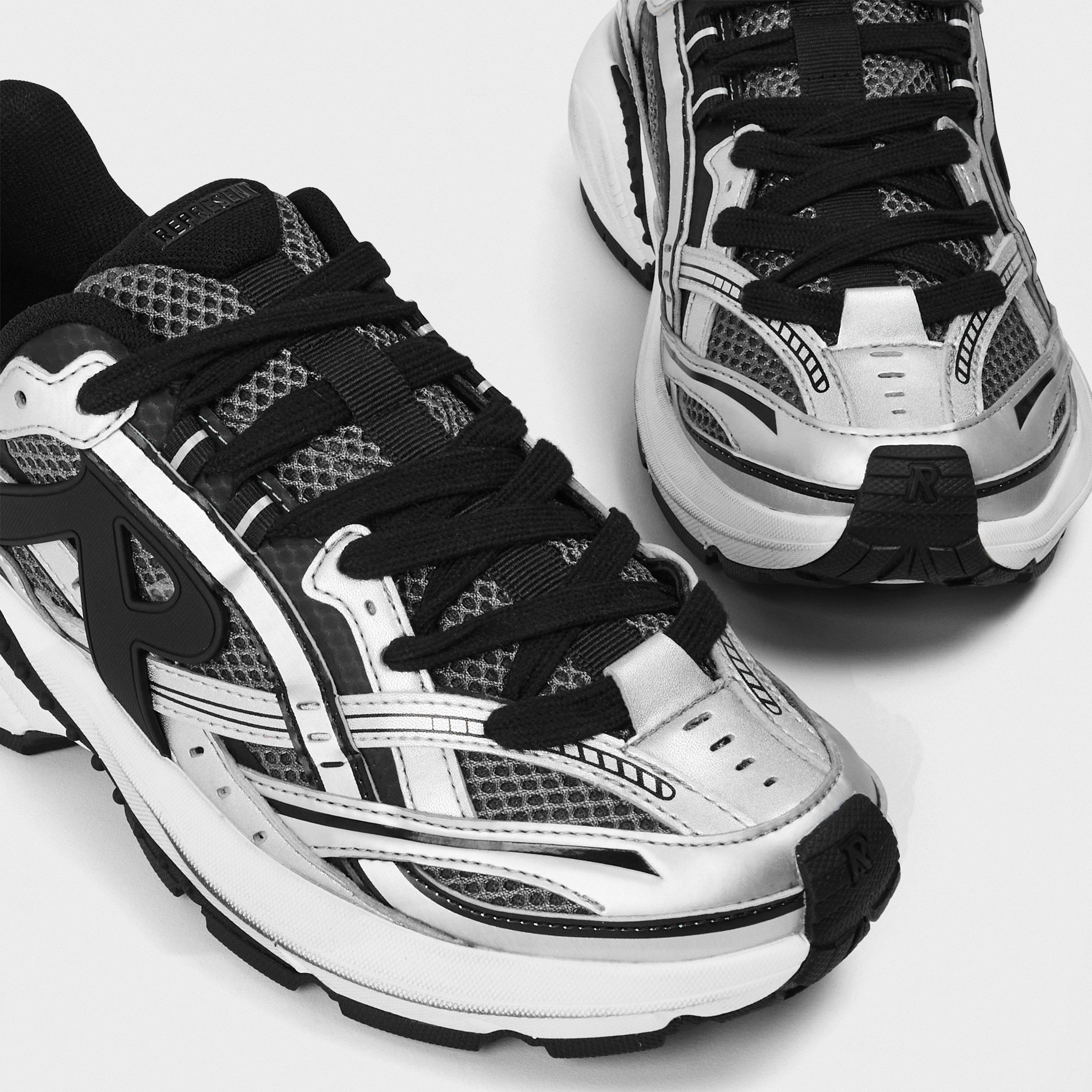 Men's Storm Runners, Glossy Clips, Matte Finish Trainers