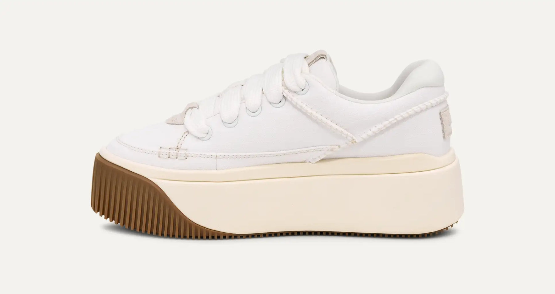 UGG® EZ-Duzzit Essential Lace Up – Regenerative Cotton Platform Sneakers