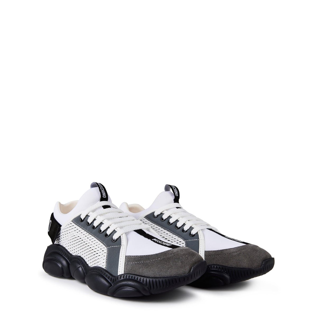Mesh Teddy Low Top Trainers