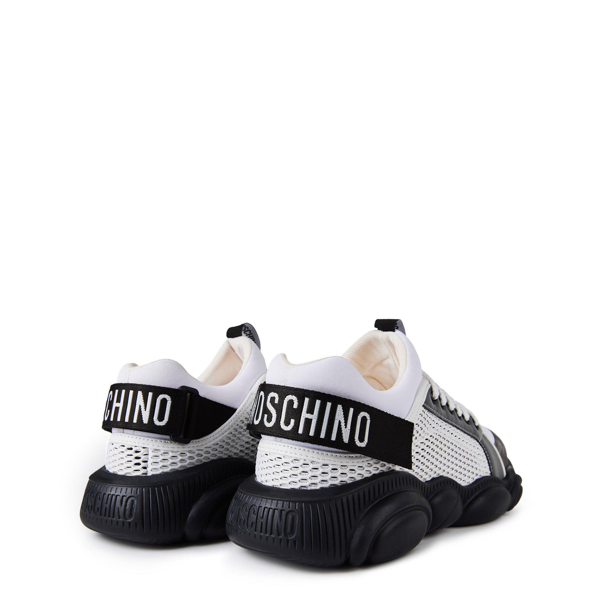 Mesh Teddy Low Top Trainers