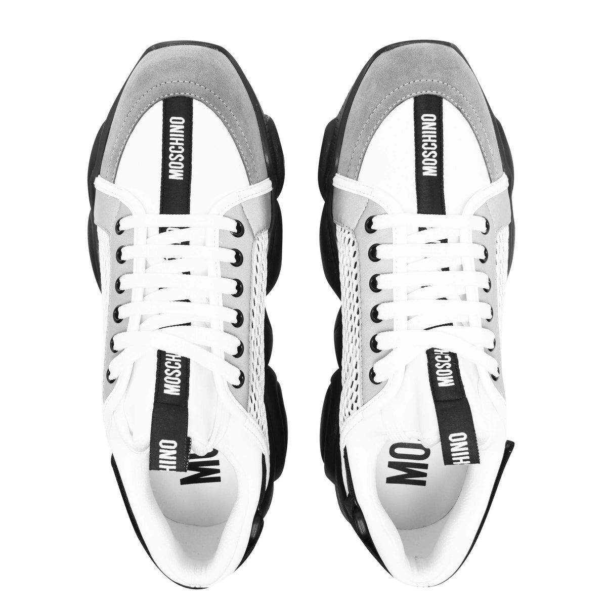 Mesh Teddy Low Top Trainers