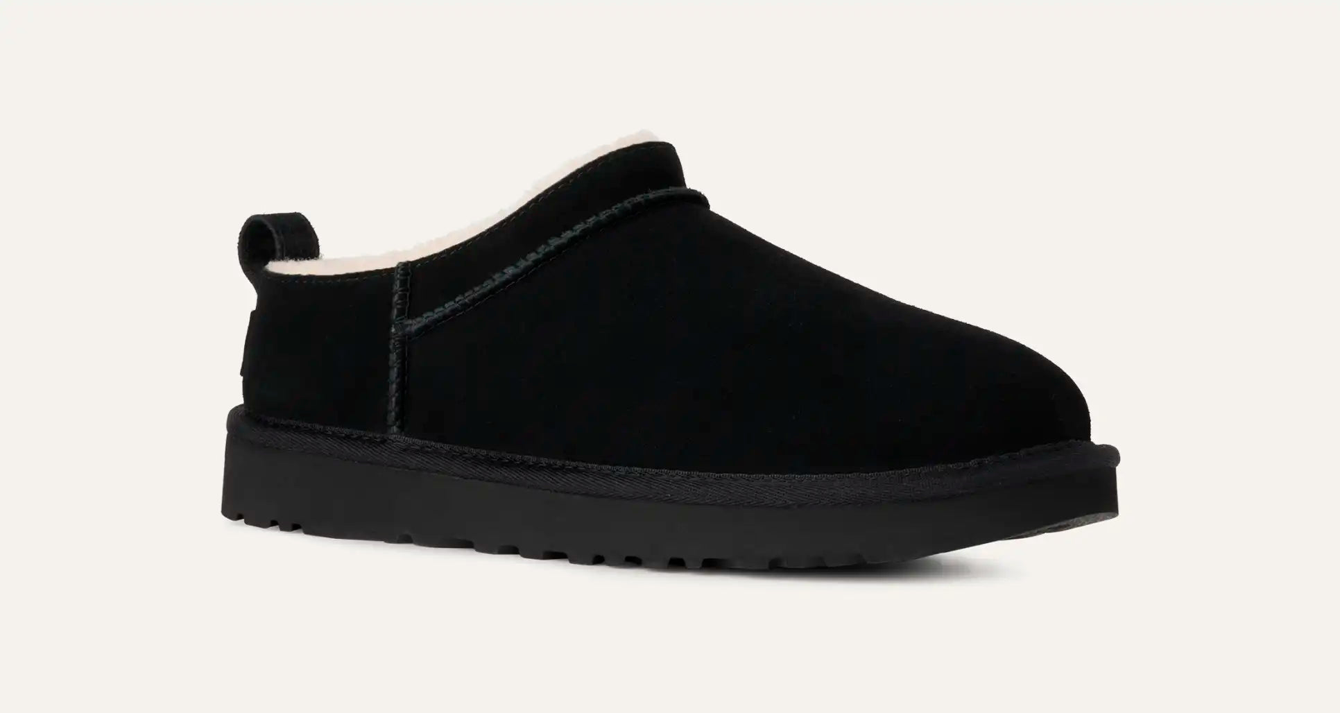 UGG Women’s Classic Micro Boot – Water-Resistant Suede & Sheepskin Lining with Sugarcane EVA Sole