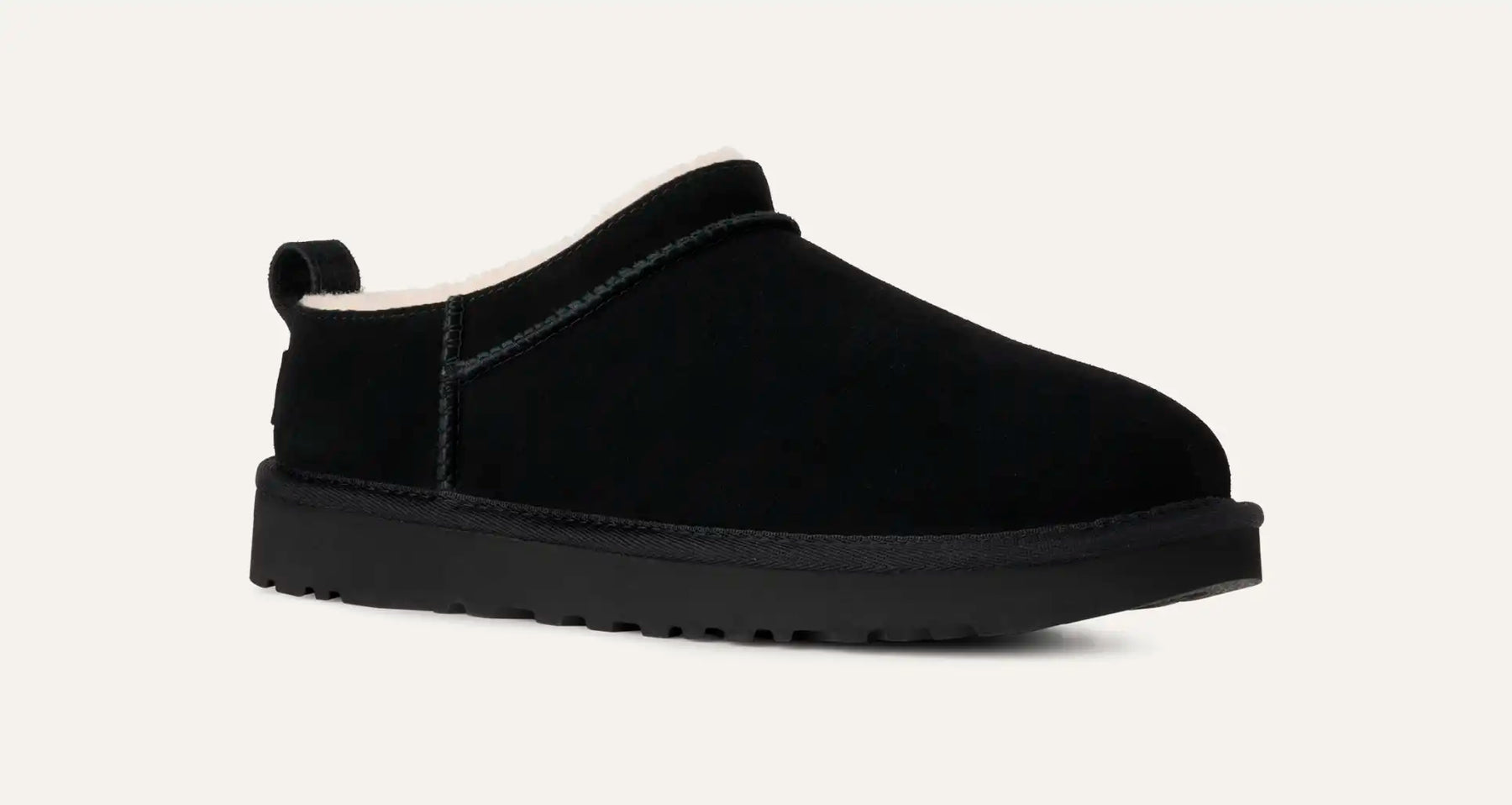 UGG Women’s Classic Micro Boot – Water-Resistant Suede & Sheepskin Lining with Sugarcane EVA Sole