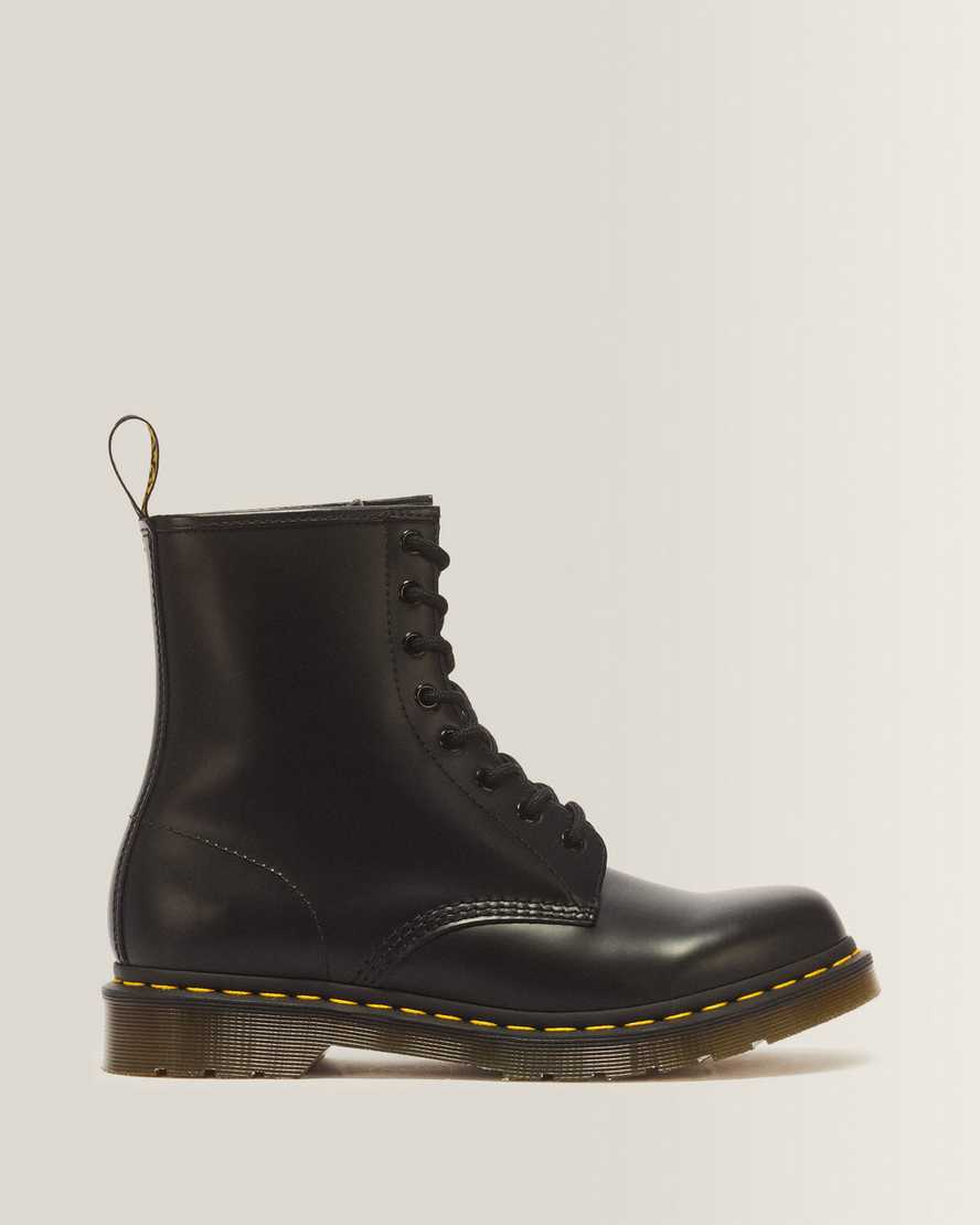 1460 Smooth Leather Lace Up Boots — Black