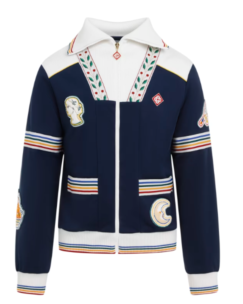 Casablanca Blue Jacket for Men AW24