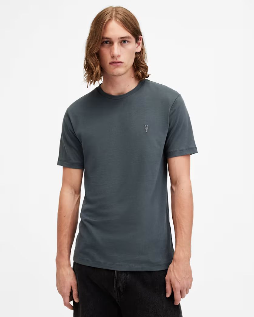 Brace Brushed Cotton Crew Neck T-Shirt