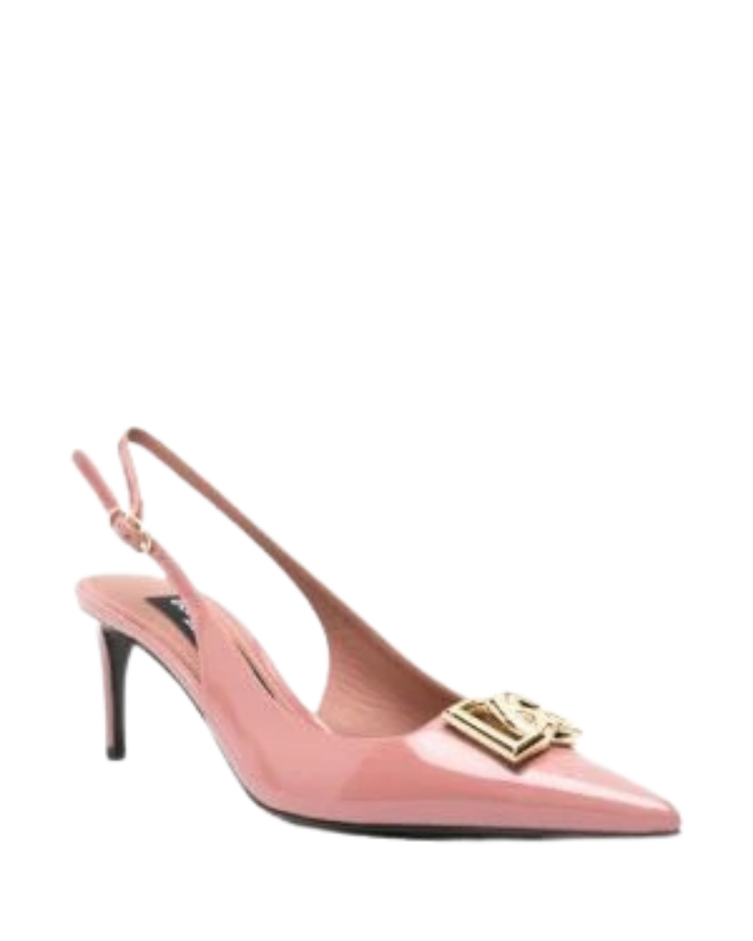 Dolce & Gabbana logo-plaque patent pumps