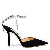 Jimmy Choo Women's Suede Saeda 100 Pumps