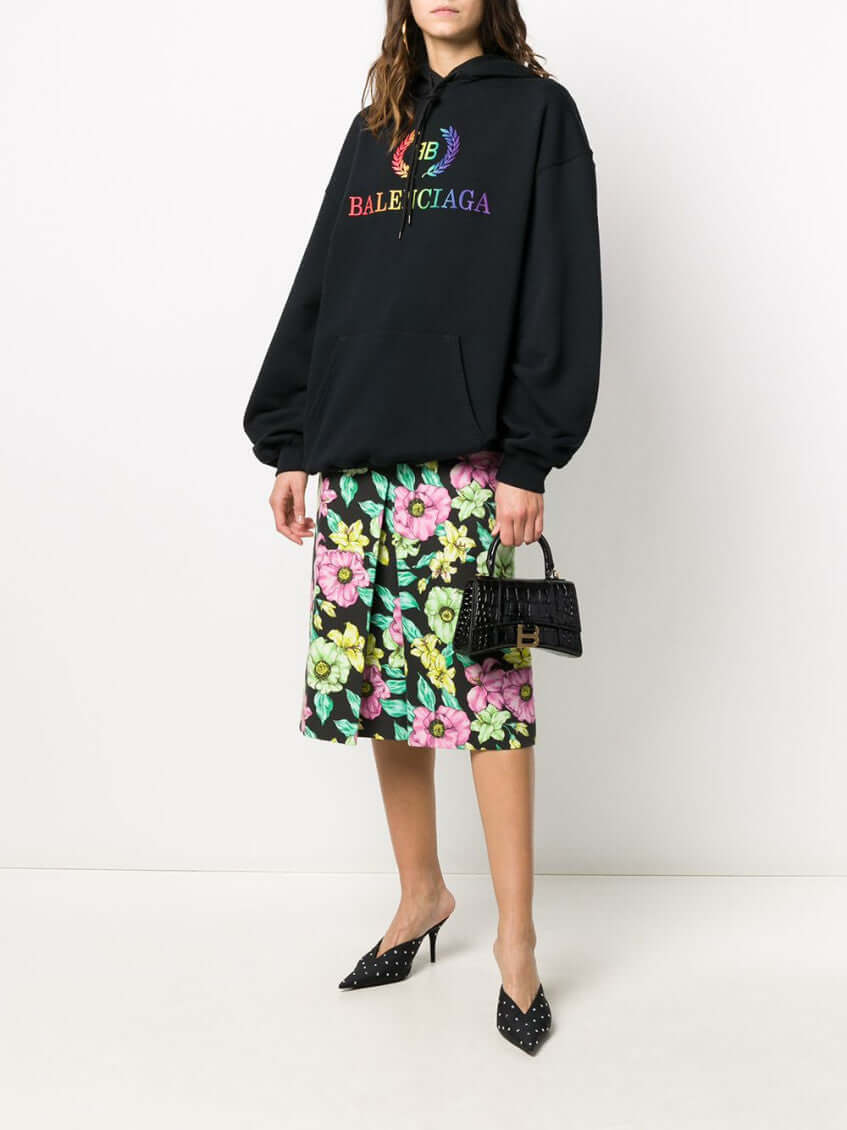 Balenciaga Black Hourglass Xs Leather Handbag - Size: One Size Bags | Shop From The Mirage