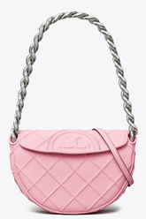 Tory Burch MINI FLEMING SOFT CRESCENT BAG - Bags | Shop From The Mirage