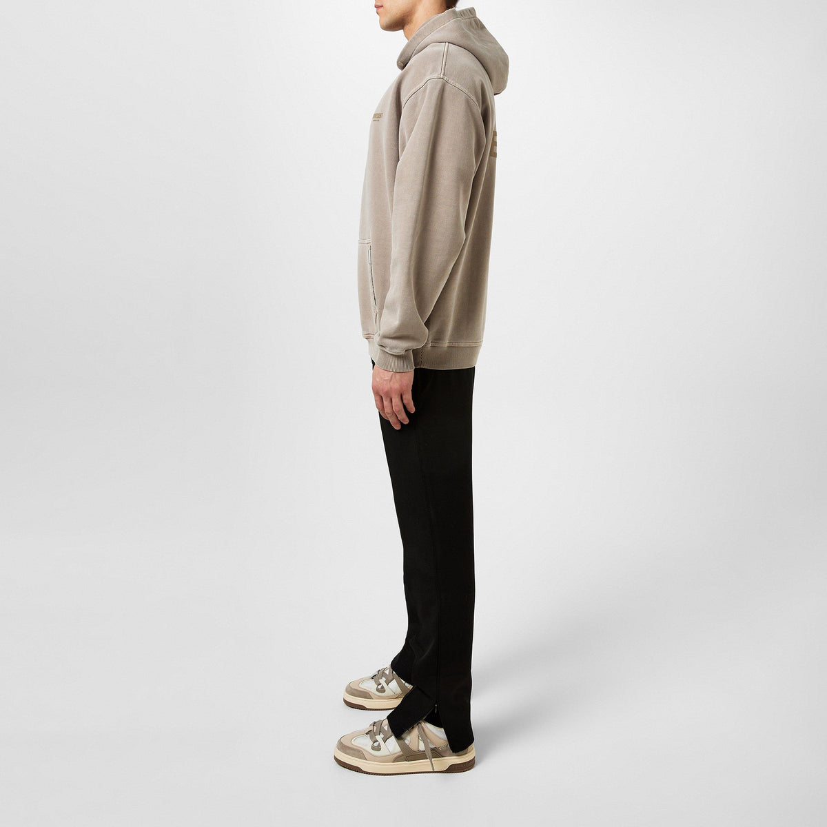 Panelled Canvas Chunky Sneakers
