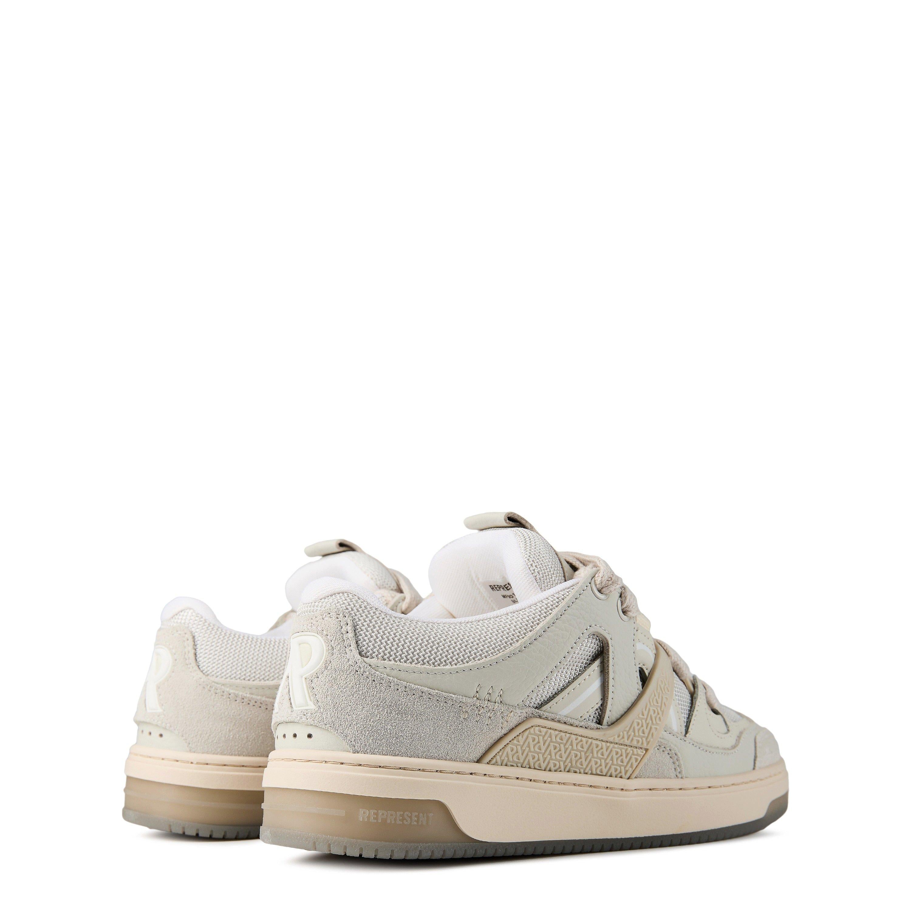 Men's Panelled Canvas Chunky Sneakers