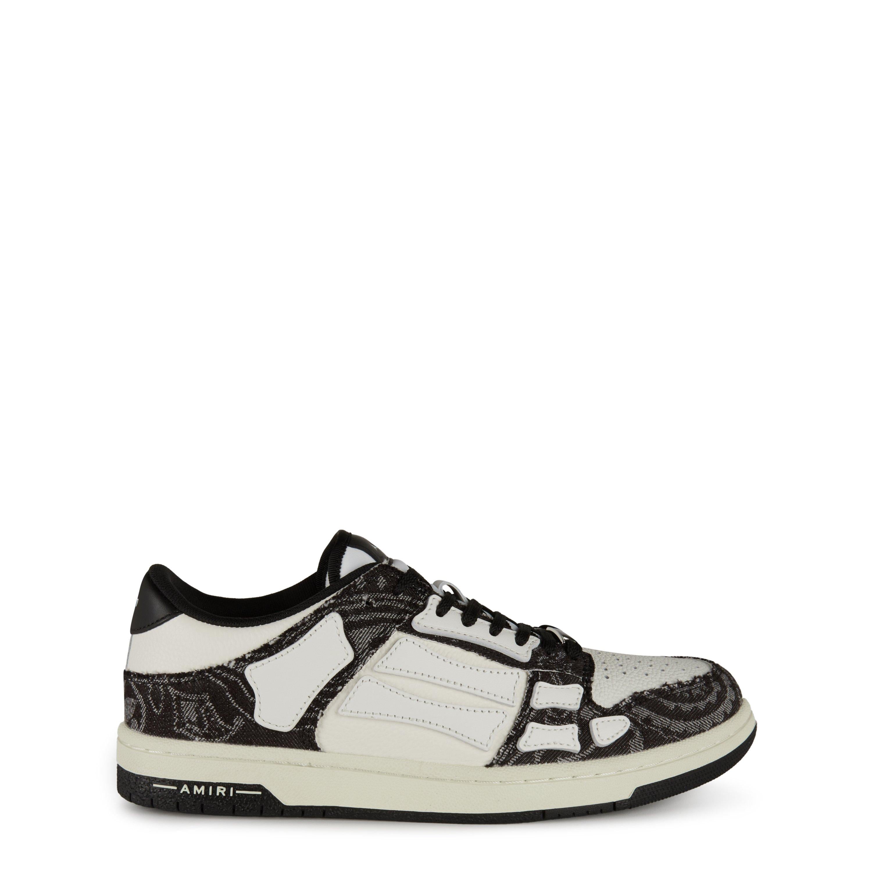 Bandana Denim Skel Low Top Trainers