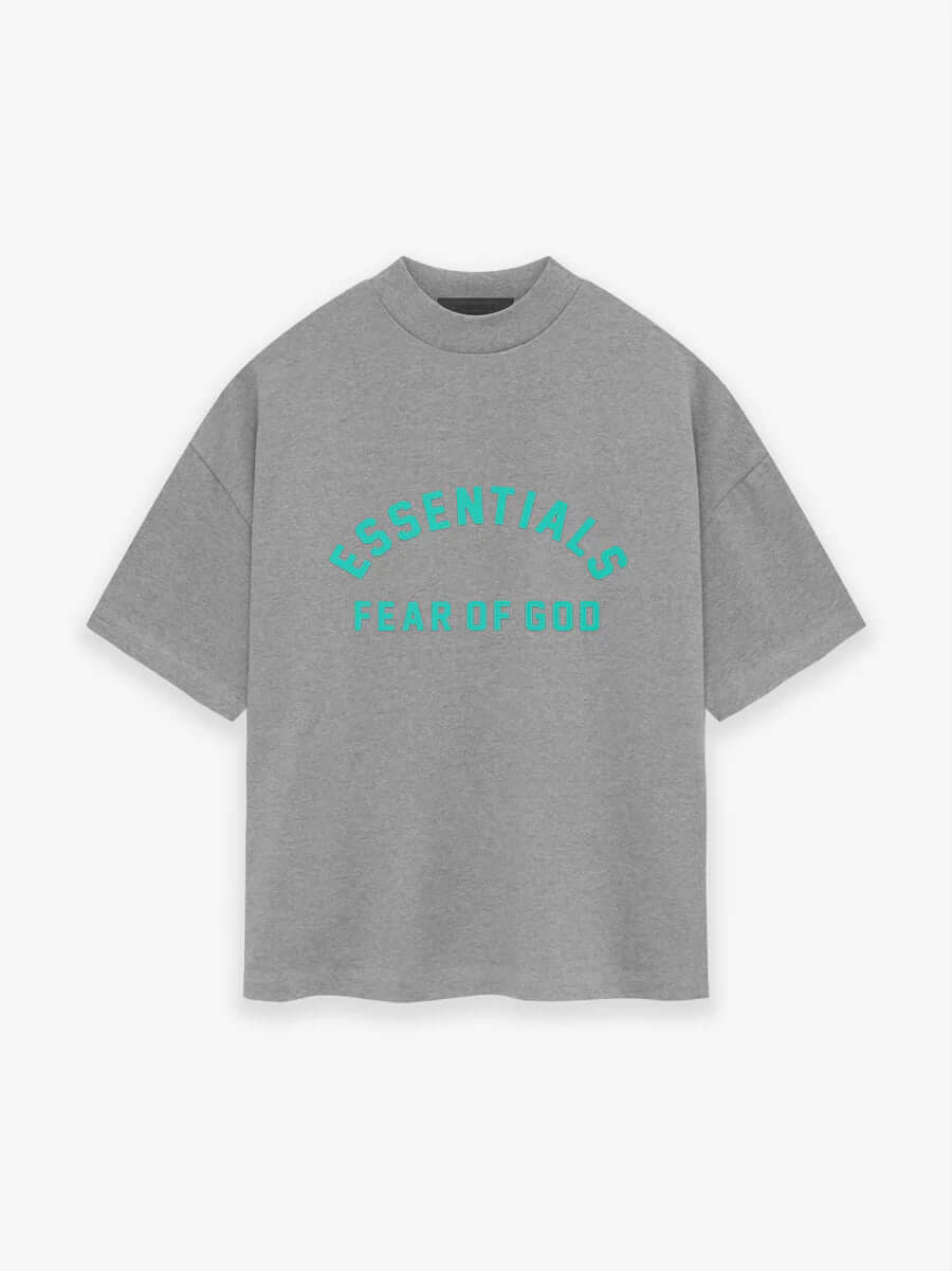 Essentials Essentials Tee FW23 - Dubai Exclusive Dark Heather Oatmeal - Size: XXS T-Shirts | Shop From The Mirage