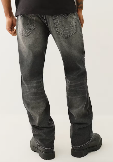 BILLY DISTRESSED BIG T FLAP BOOTCUT JEAN