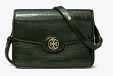 Tory Burch ROBINSON CROSSHATCHED CONVERTIBLE SHOULDER BAG - Bags | Shop From The Mirage