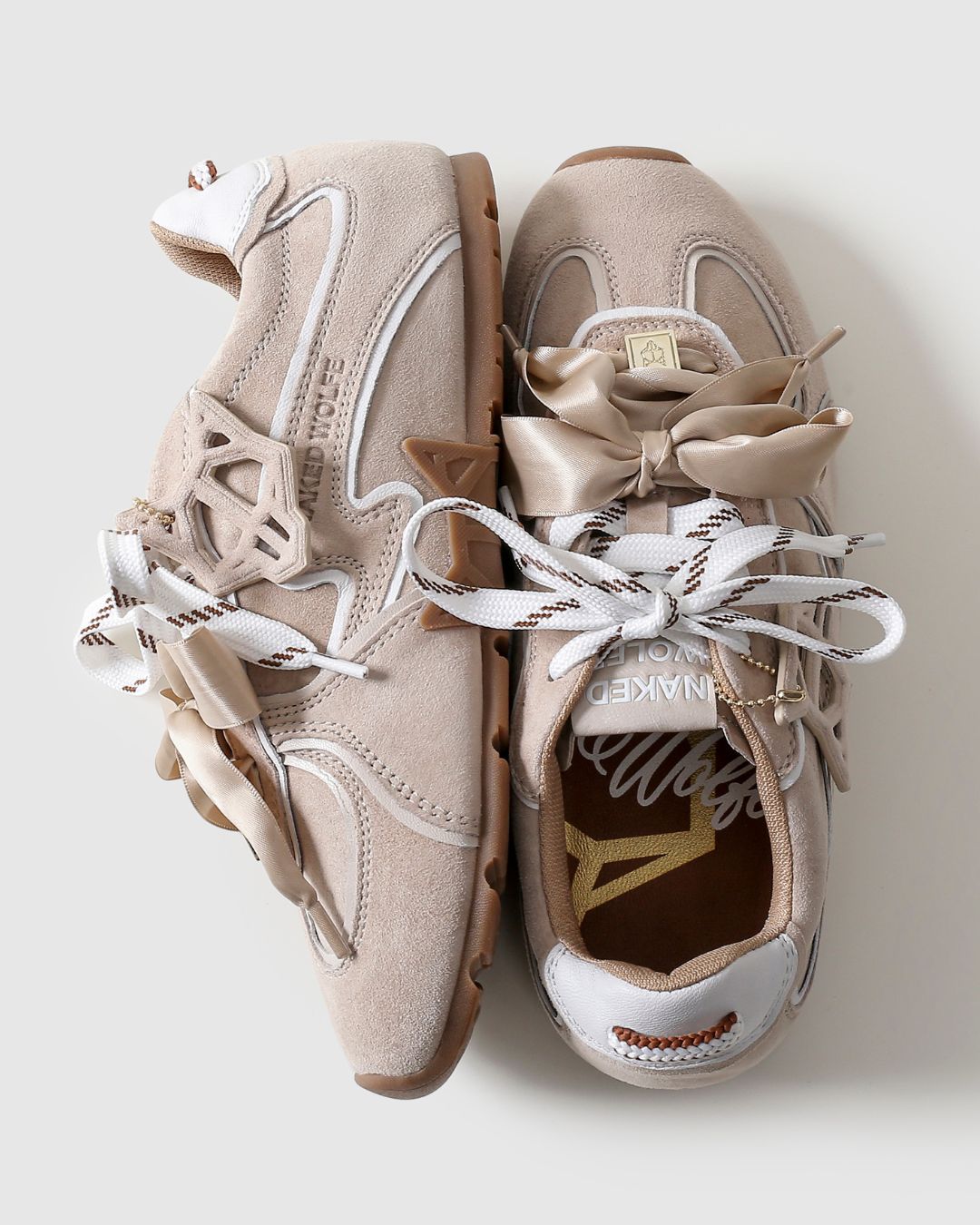 Adored Off White Suede