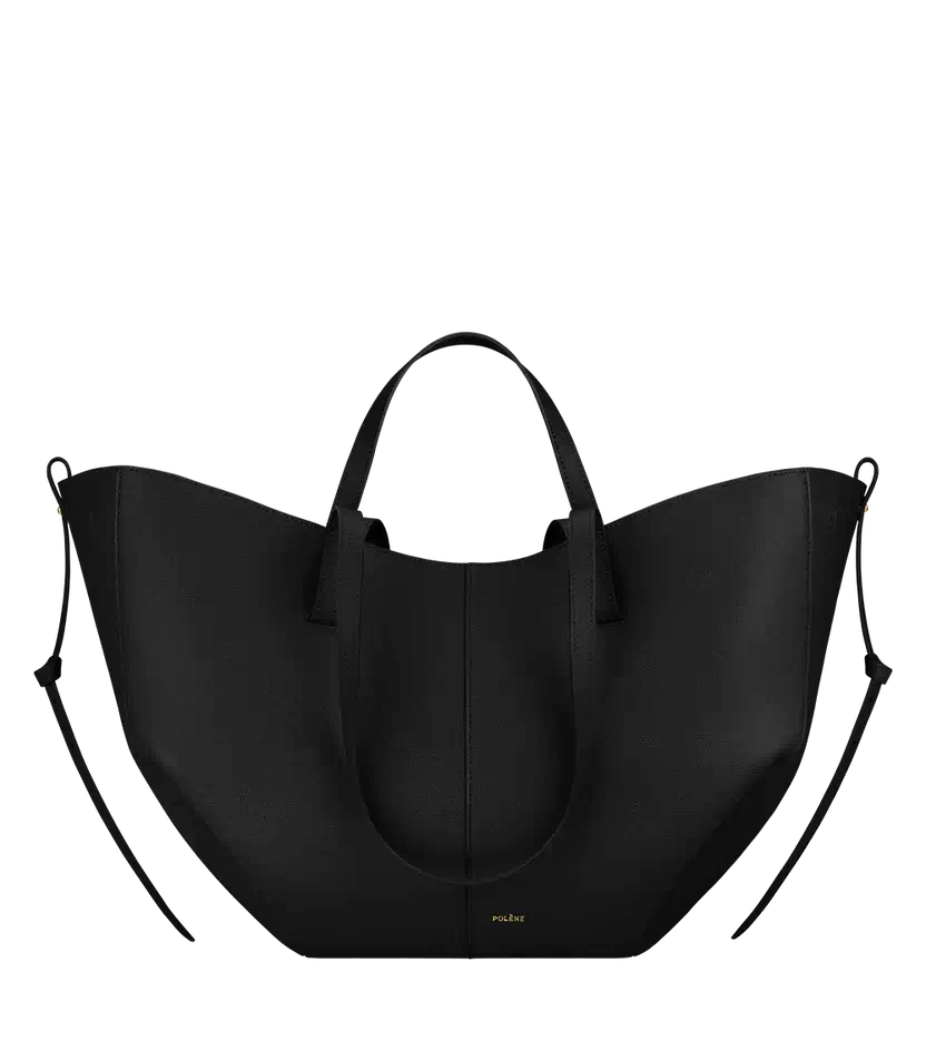Polene Cyme Edition Textured Black - Size: One Size Bags | Shop From The Mirage