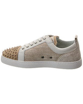 Louis Junior Spikes Orlato Linen & Suede Sneaker