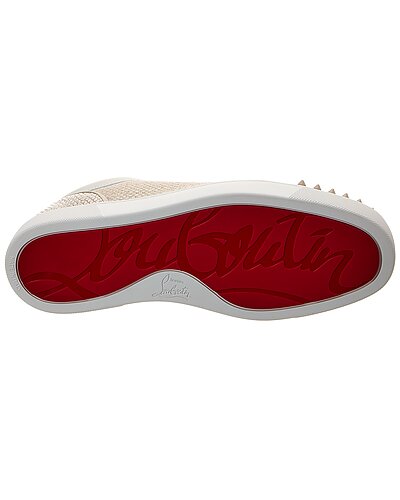 Louis Junior Spikes Orlato Linen & Suede Sneaker