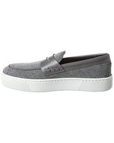 Paqueboat Canvas & Leather Platform Loafer