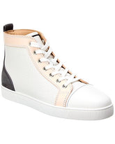 Leather & Suede High-Top Sneaker